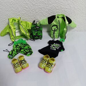 Jade Hunter Rainbow High Fashion Doll Outfit Jackets Shorts Shoes Backpack Lot